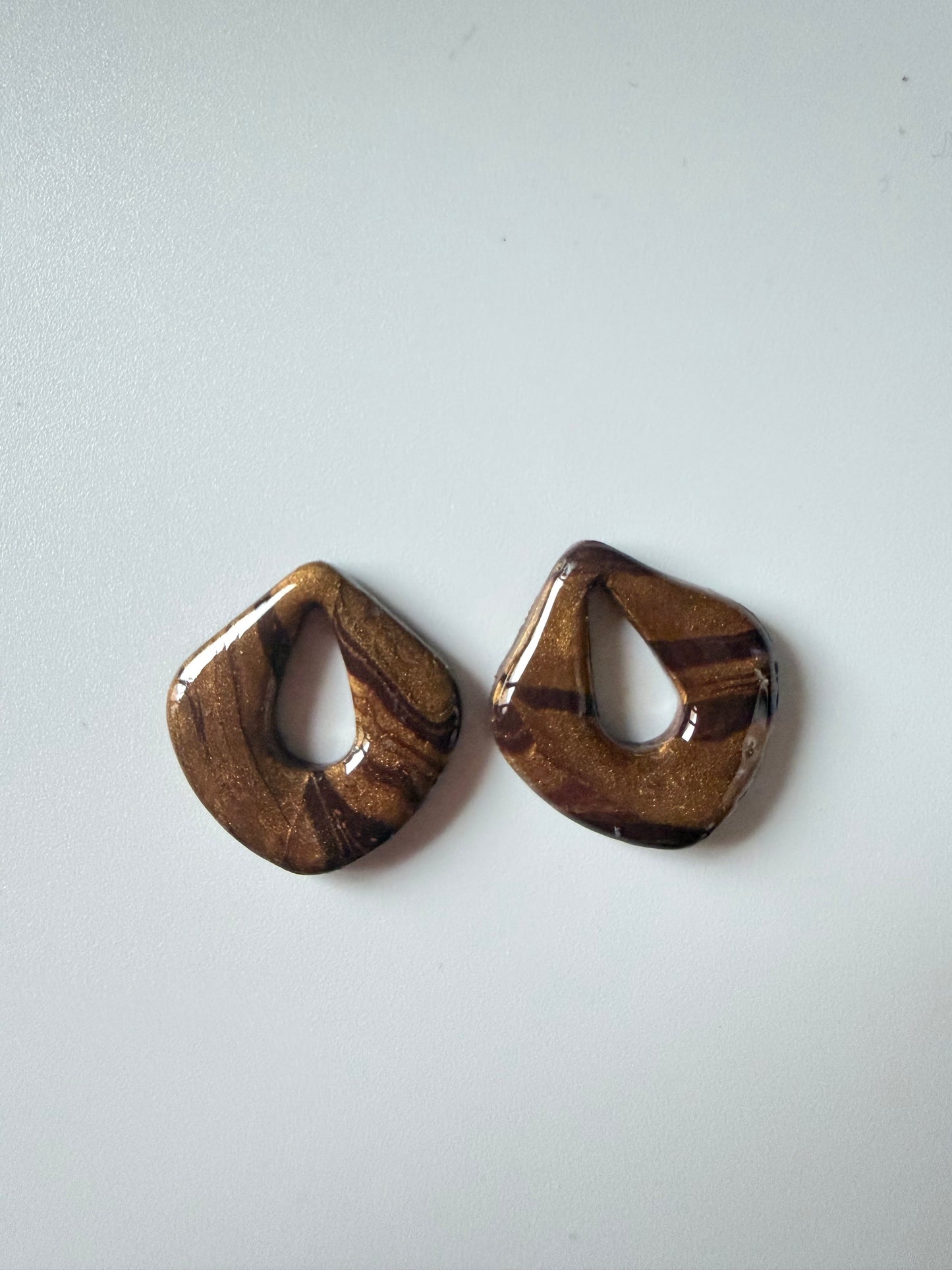 Créoles fleurs interchangeables - Créoles en acier inoxydable