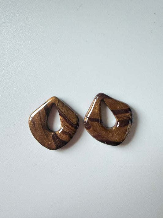 Créoles fleurs interchangeables - Créoles en acier inoxydable