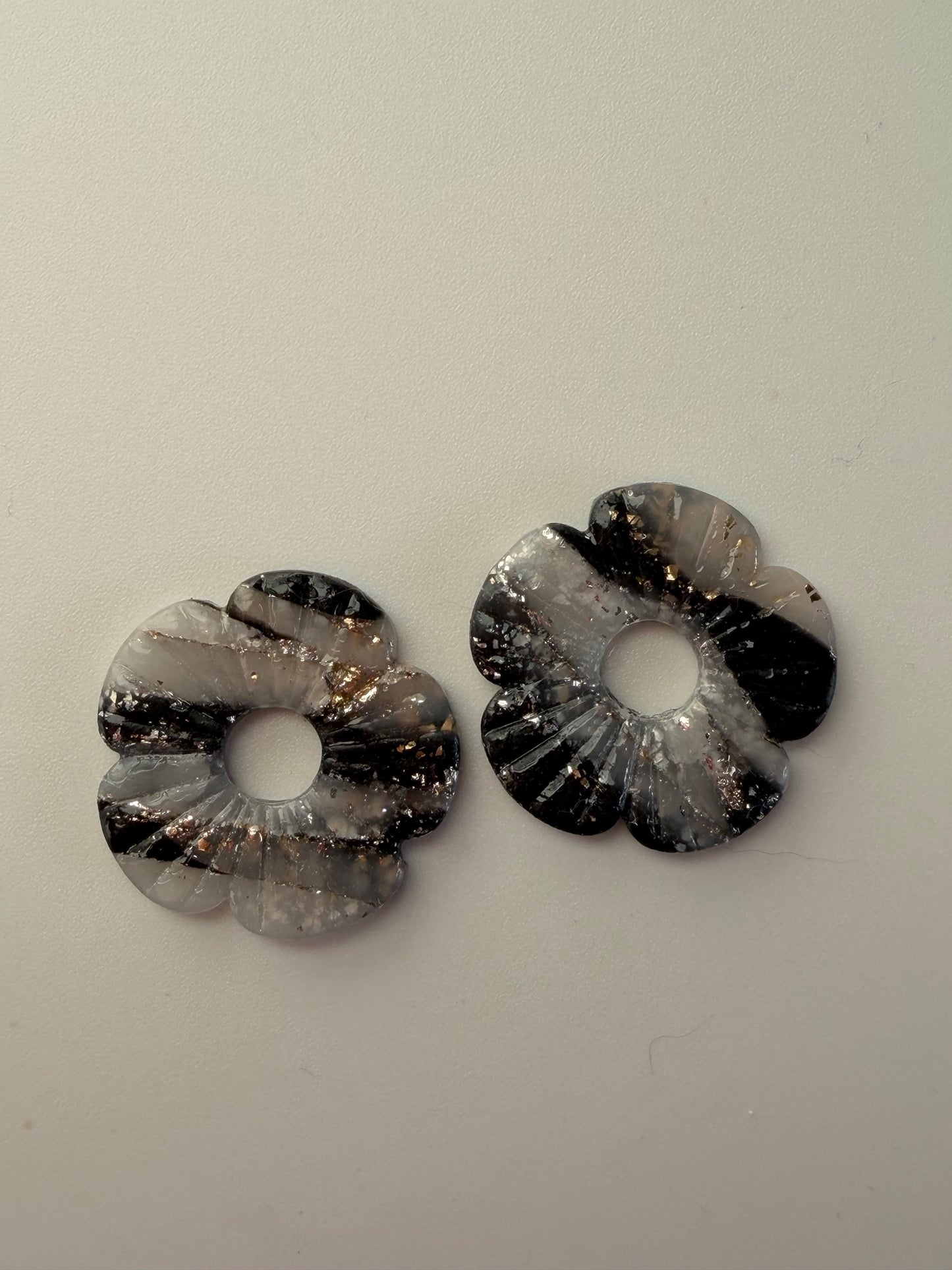 Créoles fleurs interchangeables