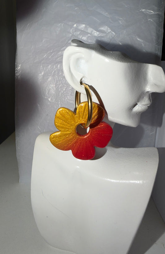 ✨ Boucles Flor Sunset – Dégradé Lumineux & Style Bohème ✨