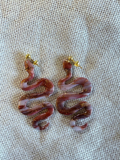 🐍 Boucles d'oreilles Serpent