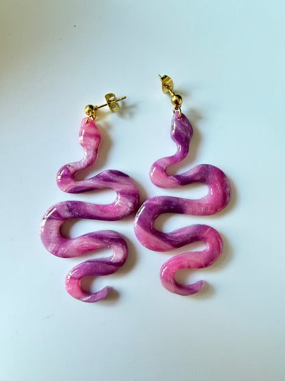 🐍 Boucles d'oreilles Serpent