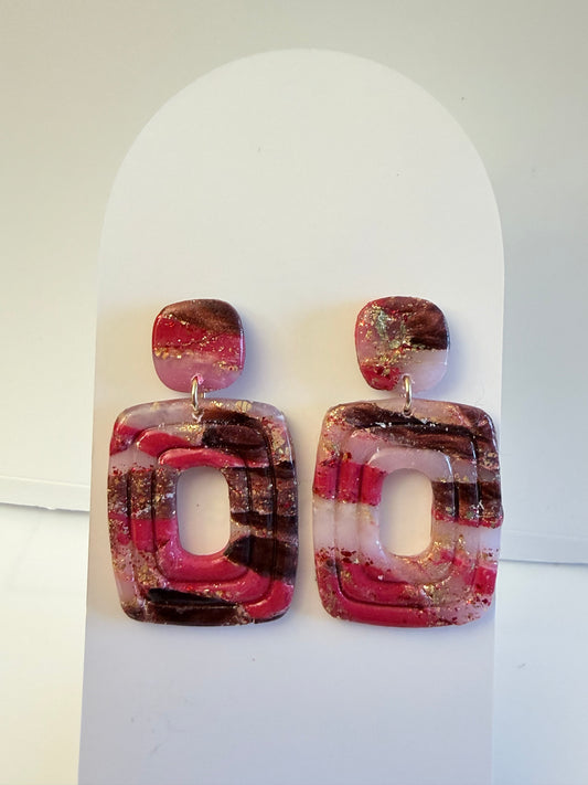 Boucles d’oreilles bohème.