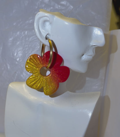 ✨ Boucles Flor Sunset – Dégradé Lumineux & Style Bohème ✨